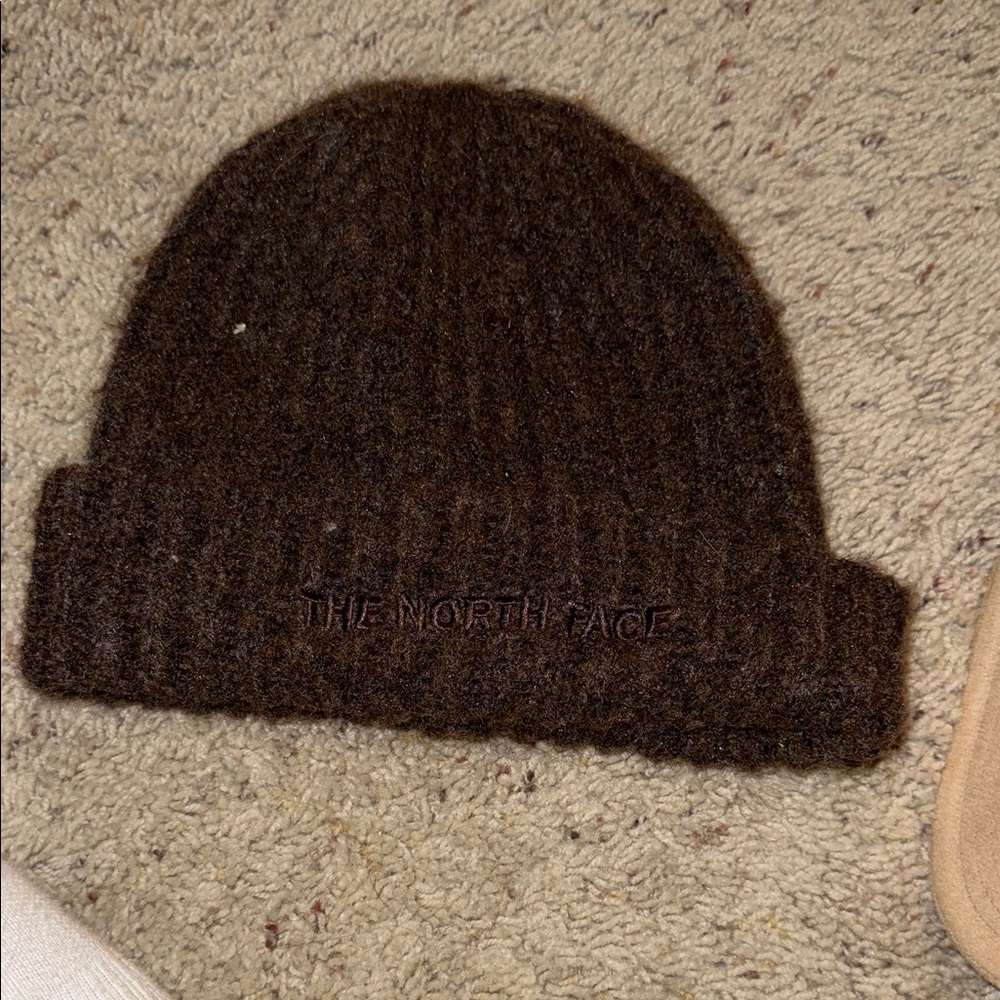 The North Face Dark Brown Knit Beanie
